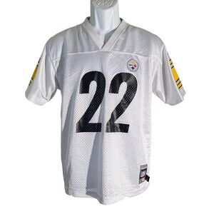Pittsburgh Steelers‎ Duce Staley Jersey Youth XL White #22 NFL Reebok  Vintage